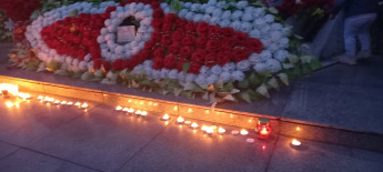 В день памяти и скорби — 22 июня, в Белореченском муниципальном образовании прошел траурный митинг